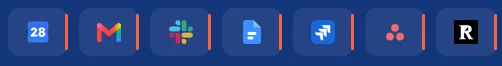 Pinned Slack tab without the unread dot.