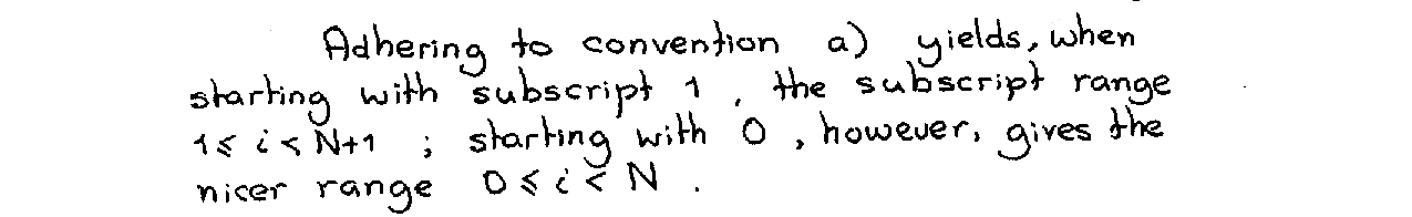 Screenshot of Dijkstra's argument on subscripting subsequences